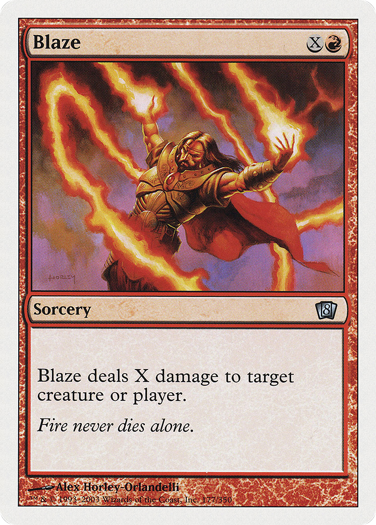 Blaze (8ED-177) - uncommon