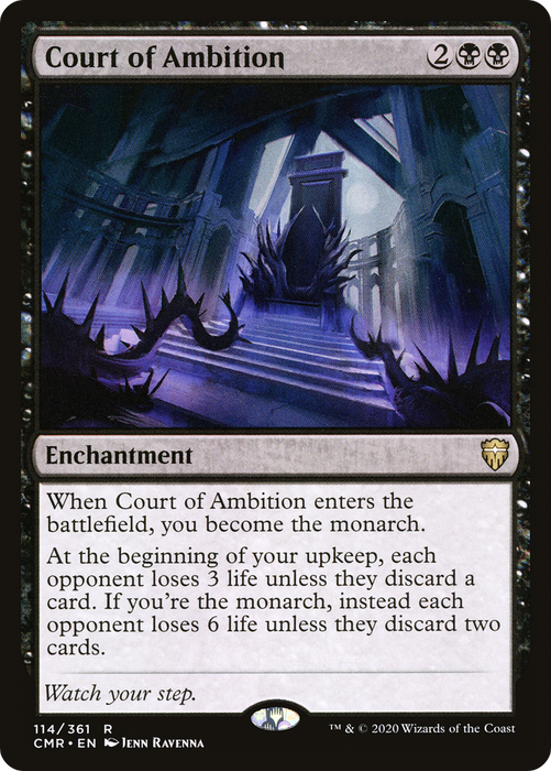 Court of Ambition (CMR-114) - rare - Foil