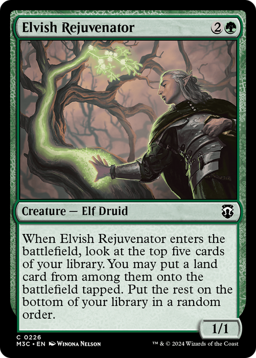 Elvish Rejuvenator (M3C-226) - common - Foil