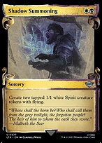 Shadow Summoning (LTR-677) - uncommon: (Showcase) - Foil