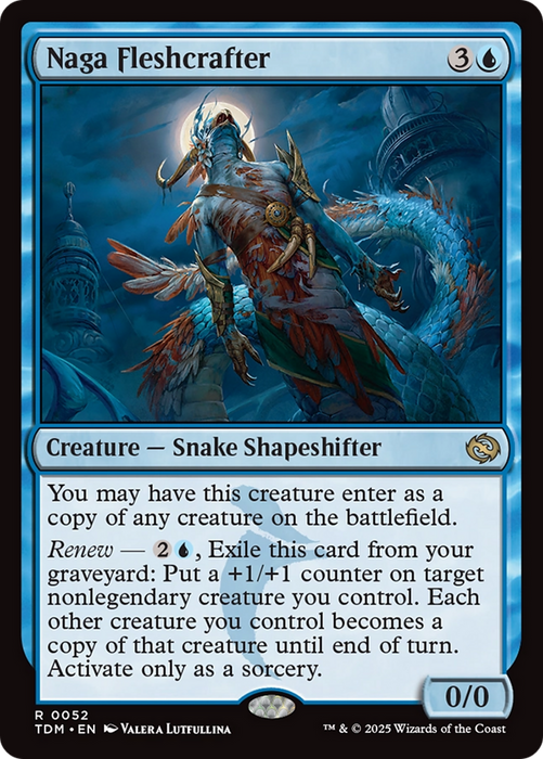 Naga Fleshcrafter (TDM-052) - rare - Foil