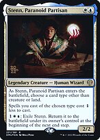 Stenn, Paranoid Partisan (PRE-221S) - rare - Foil