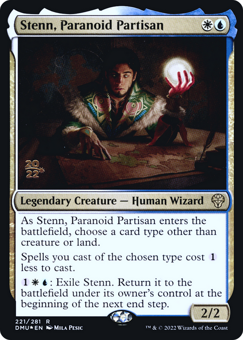 Stenn, Paranoid Partisan (PRE-221S) - rare - Foil