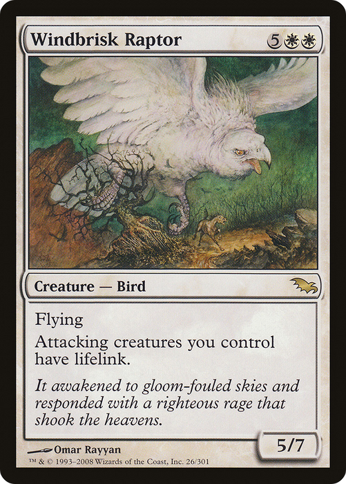 Windbrisk Raptor (SHM-026) - rare - Foil