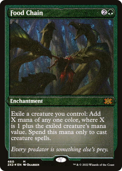 Food Chain (2X2-460) - mythic - Etched Foil