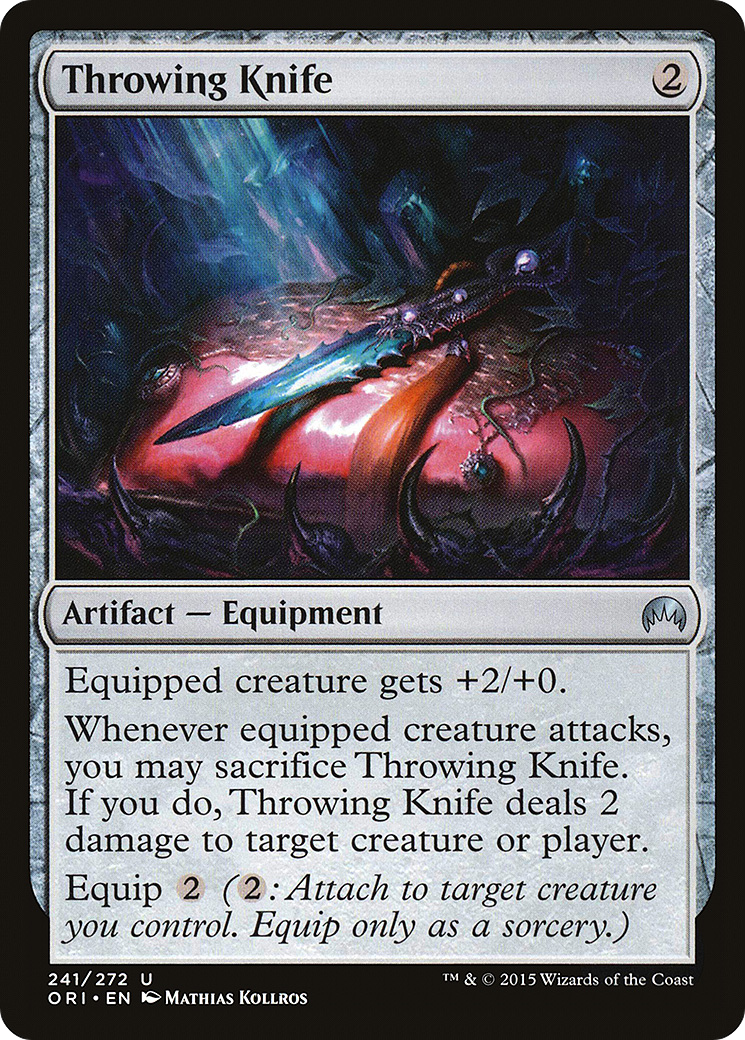 Throwing Knife (ORI-241) - uncommon - Foil
