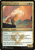 Enduring Scalelord (DTK-222) - uncommon - Foil