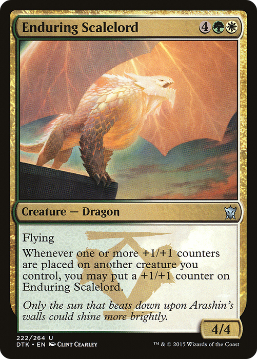 Enduring Scalelord (DTK-222) - uncommon