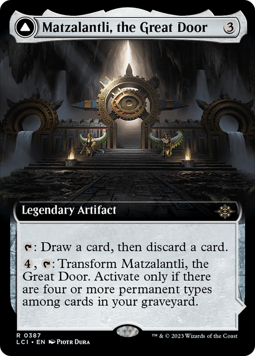 Matzalantli, the Great Door // The Core (LCI-387) - rare: (Extended Art)