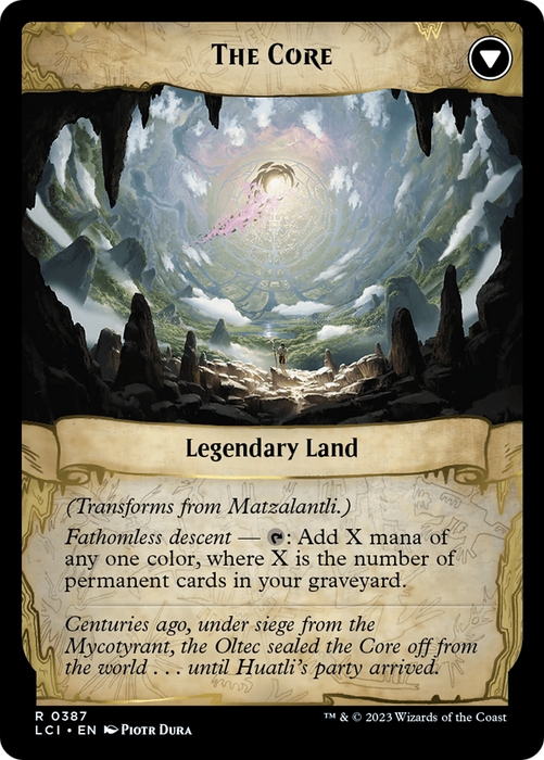 Matzalantli, the Great Door // The Core (LCI-387) - rare: (Extended Art)