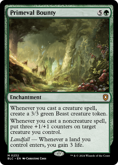 Primeval Bounty (BLC-232) - mythic