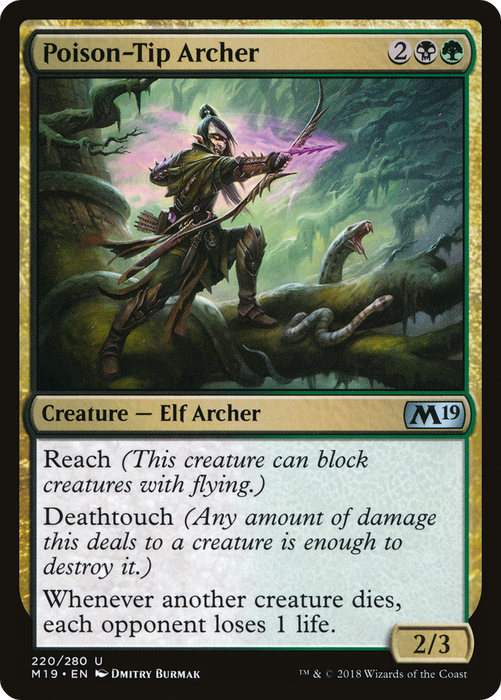 Poison-Tip Archer (M19-220) - uncommon