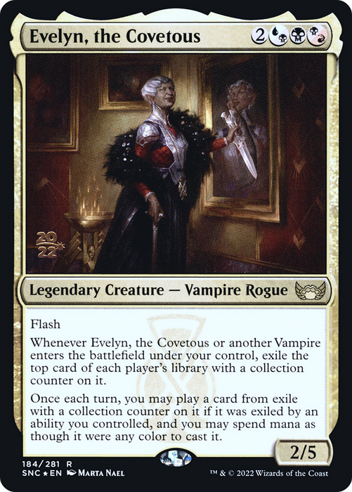 Evelyn, the Covetous (PRE-184S) - rare - Foil