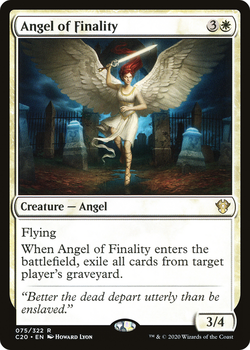 Angel of Finality (C20-075) - rare
