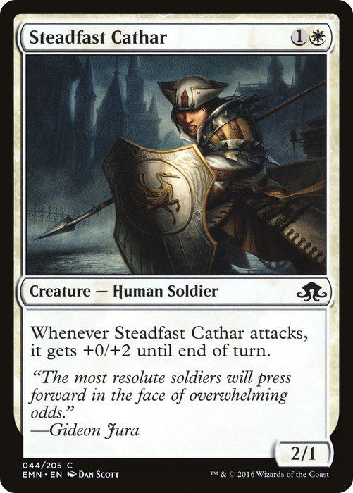 Steadfast Cathar (EMN-044) - common - Foil