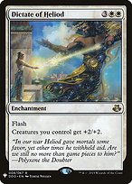 Dictate of Heliod (LIST-DDO-8) - rare