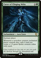 Curse of Clinging Webs (MIC-025) - rare