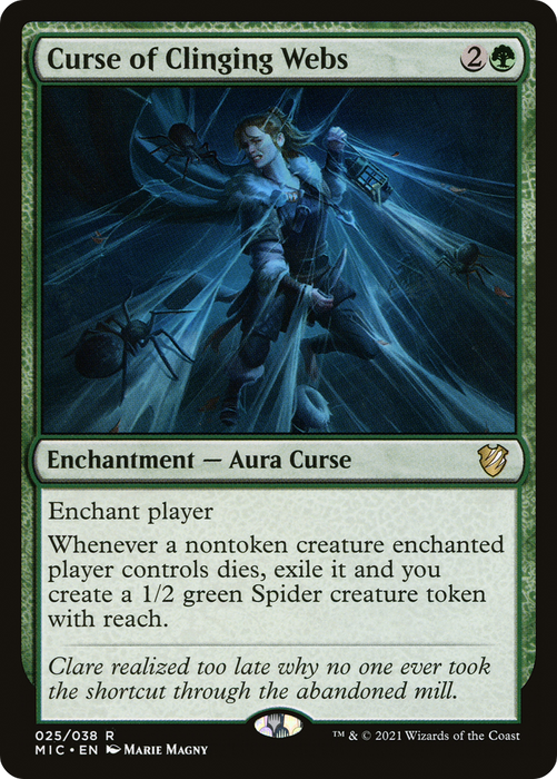 Curse of Clinging Webs (MIC-025) - rare