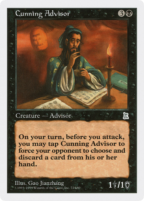 Cunning Advisor (PTK-072) - uncommon