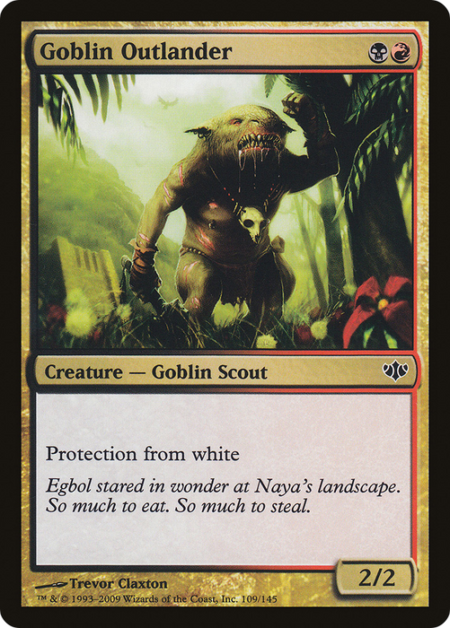 Goblin Outlander (CON-109) - common - Foil