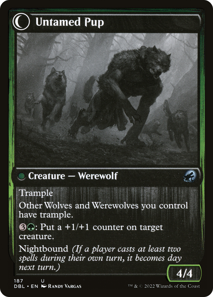 Hound Tamer // Untamed Pup (DBL-187) - uncommon: (Double Faced Transform)