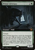 Primal Adversary (MID-363) - mythic: (Extended Art) - Foil