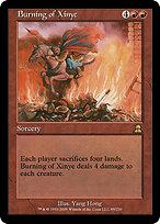 Burning of Xinye (ME3-089) - rare