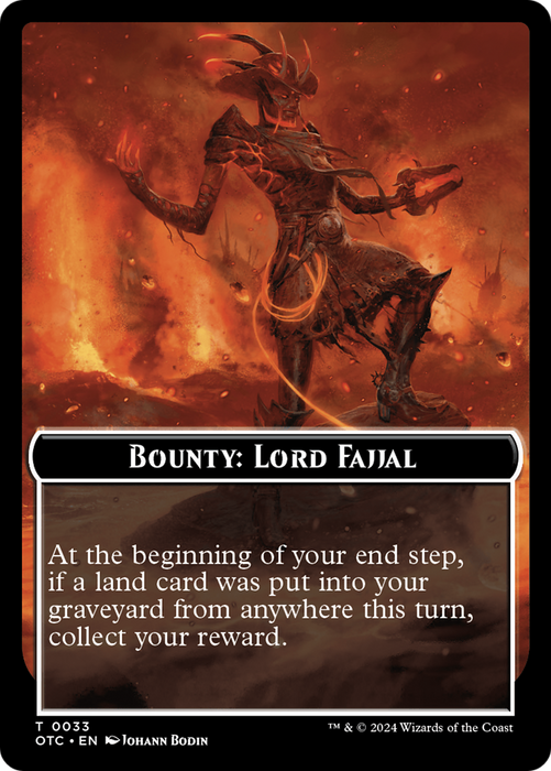 Bounty: Lord Fajjal // Wanted! (TOTC-033) - common - Foil