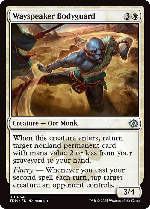 Wayspeaker Bodyguard (TDM-034) - uncommon