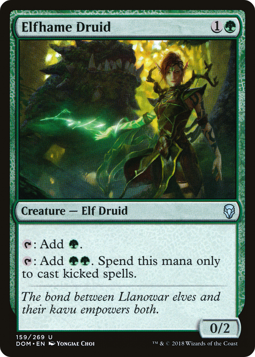 Elfhame Druid (DOM-159) - uncommon - Foil