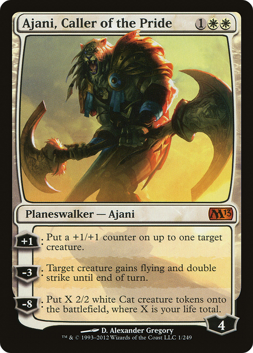 Ajani, Caller of the Pride (M13-001) - mythic - Foil
