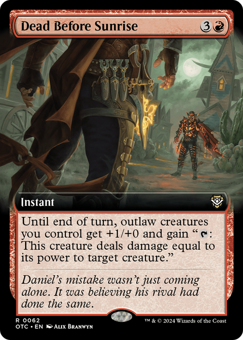 Dead Before Sunrise (OTC-062) - rare: (Extended Art)