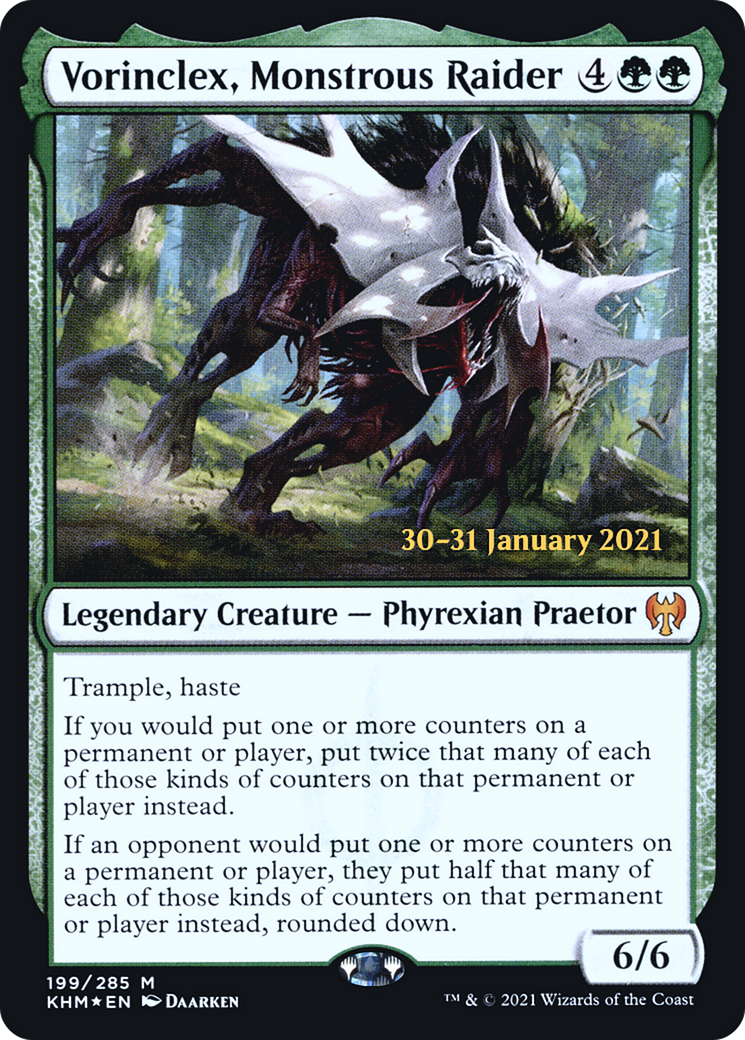 Vorinclex, Monstrous Raider (PRE-199S) - mythic - Foil