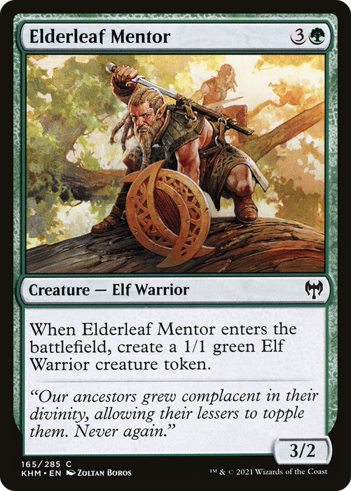 Elderleaf Mentor (KHM-165) - common