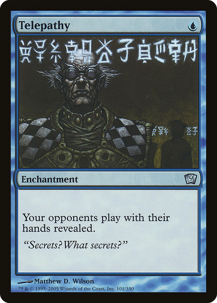 Telepathy (9ED-101★) - uncommon - Foil