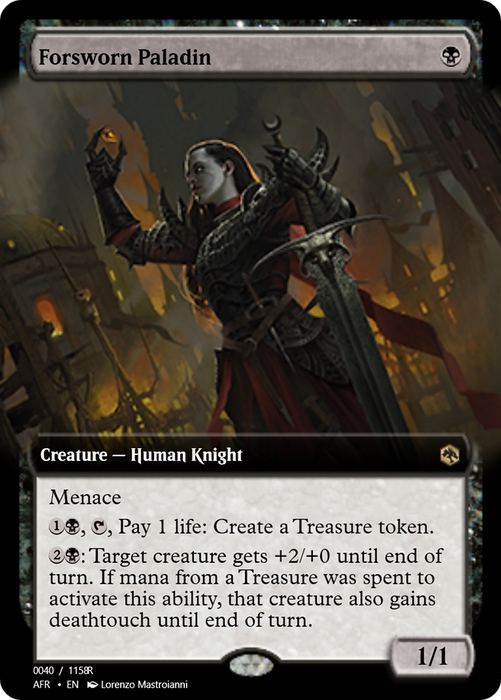 Forsworn Paladin (PRM-92696) - rare - Foil
