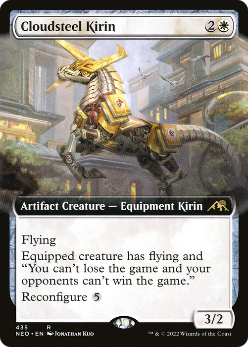 Cloudsteel Kirin (NEO-435) - rare: (Extended Art)