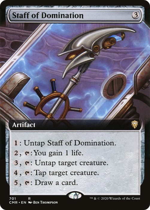 Staff of Domination (CMR-701) - rare: (Extended Art)