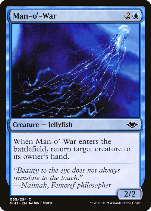 Man-o'-War (MH1-055) - common - Foil