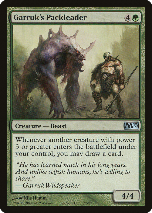 Garruk's Packleader (M13-175) - uncommon