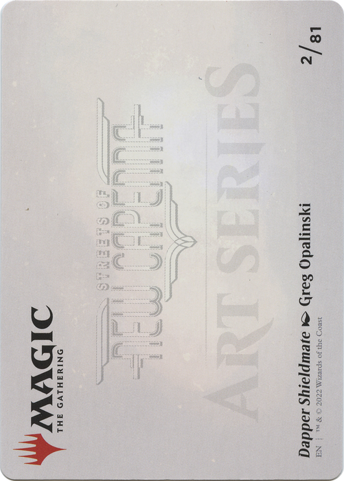 Dapper Shieldmate // Dapper Shieldmate (ASNC-002) - common (Borderless) - Foil