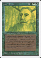 Gaea's Liege (2ED-197) - rare