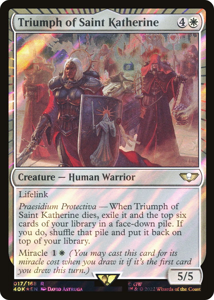 Triumph of Saint Katherine (40K-17★) - rare - Foil