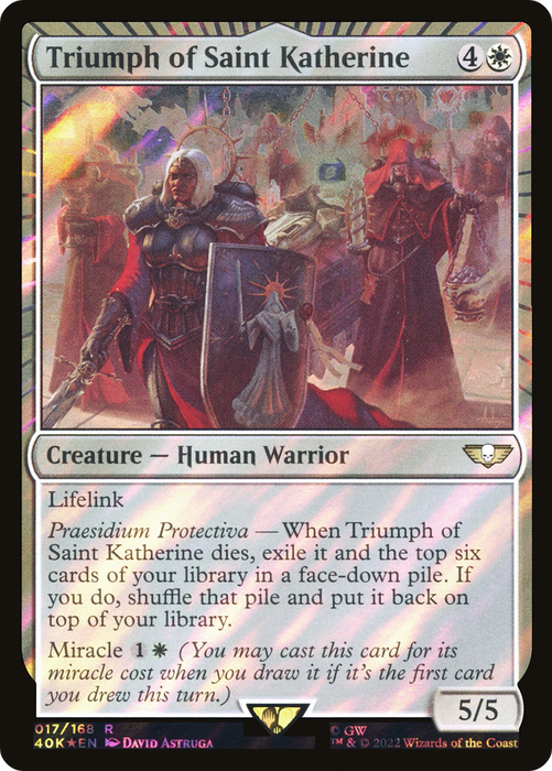 Triumph of Saint Katherine (40K-17★) - rare - Foil