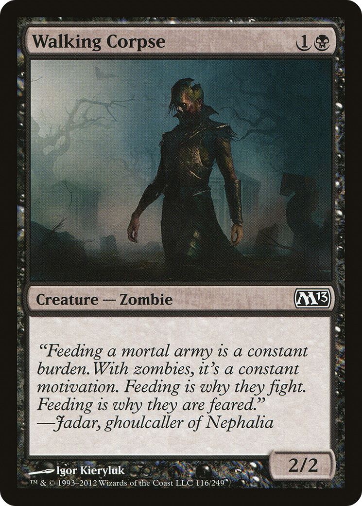 Walking Corpse (M13-116) - common - Foil