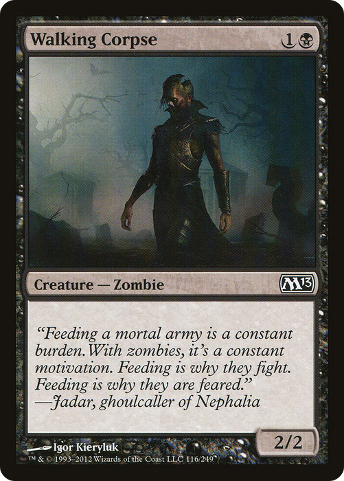Walking Corpse (M13-116) - common - Foil