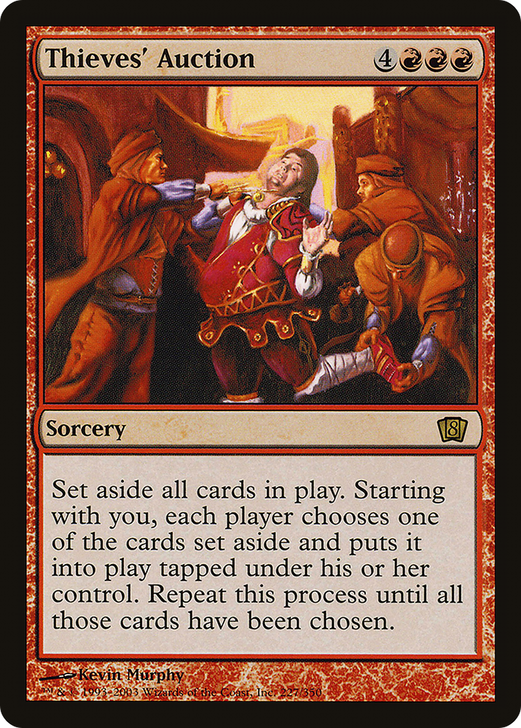 Thieves' Auction (8ED-227★) - rare - Foil