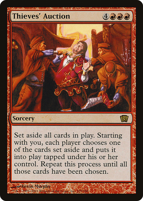 Thieves' Auction (8ED-227★) - rare - Foil