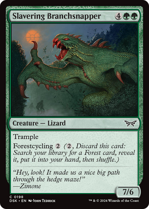 Slavering Branchsnapper (DSK-198) - common - Foil
