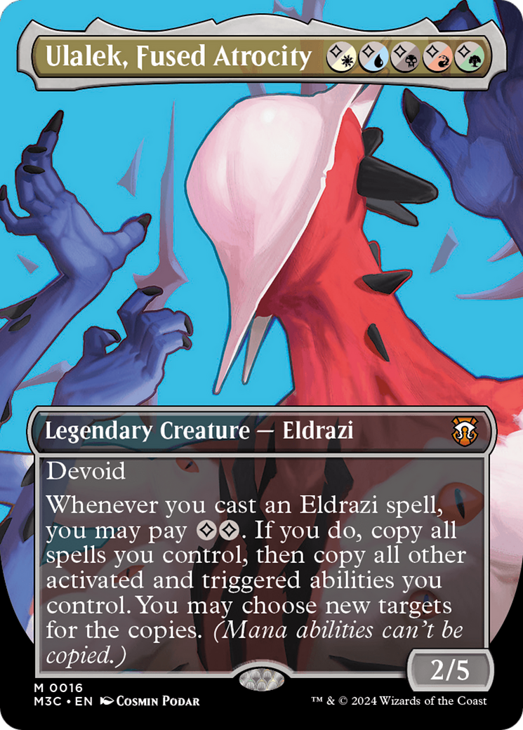 Ulalek, Fused Atrocity (M3C-016) - mythic (Borderless) - Foil